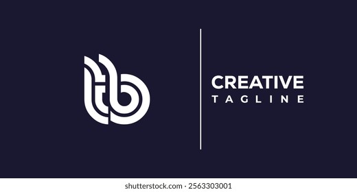 T and B logo design. TB abstract Letters Logo Monogram. This logo design is the process of creating a visual symbol that represents a brand, company, or individual.
