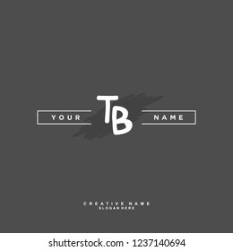 T B TB Initial logo template vector. Letter logo concept