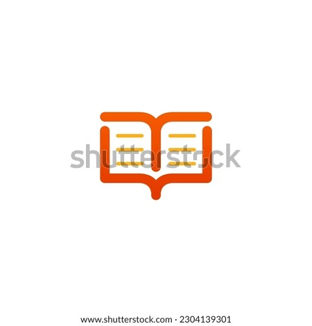 T Book Logo Design. Book vector Illustration. Education Logo