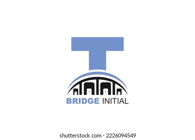 Plantilla del logotipo de la carta puente para su marca.

