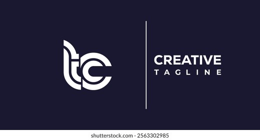 T and C logo design. TC abstract Letters Logo Monogram. This logo design is the process of creating a visual symbol that represents a brand, company, or individual.