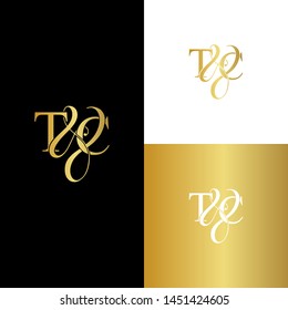 T & C / TC logo initial vector mark. Initial letter T and C TC logo luxury vector logo template.
