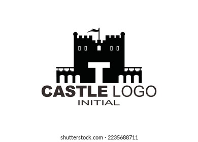 Plantilla de logotipo de T Castle Letter para su marca.
