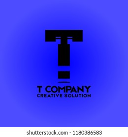 T Company flat logo