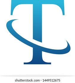 T creative logo design vector art
