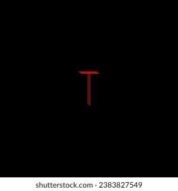 Plantilla de diseño de logotipo para letras modernas creativas de T