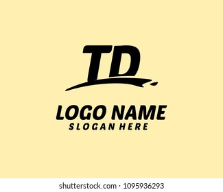 T D Initial logo