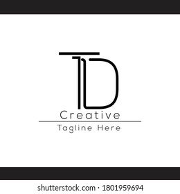 
T D TD Initial based logo Letter Symbol Modern and abstract icon design concept. Initial based Vector template. Symbol for Corporate Business Company Identity.
