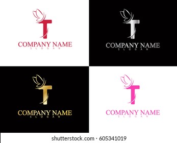 T font logo design