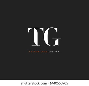 T G letters Joint logo icon vector for business card and corporate identity.