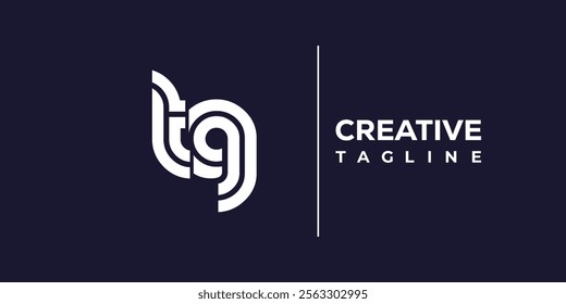 T and G logo design. TG abstract Letters Logo Monogram. This logo design is the process of creating a visual symbol that represents a brand, company, or individual.