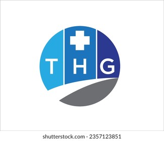 t h g health care logo designs for medical service and clinic logo