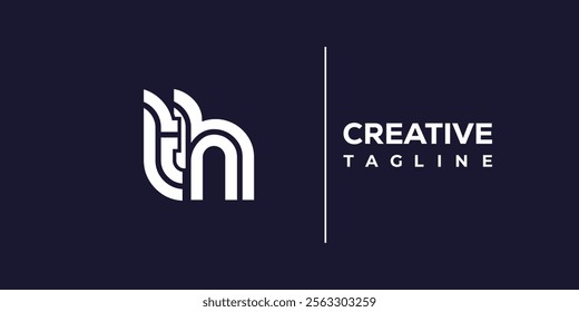 T and H logo design. TH abstract Letters Logo Monogram. This logo design is the process of creating a visual symbol that represents a brand, company, or individual.