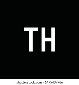 T  H TTHH initial logo monogram designs modern templates