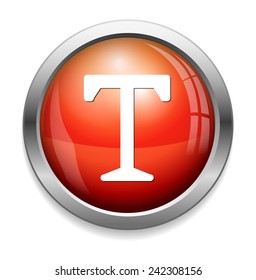 T icon