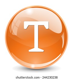 T icon