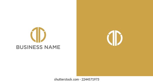 T initial circle company or TO OT logo black background