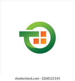t initial home logo design vector template Usable for Construction Architecture Building Logo, Letter T House Logo Design Template Inspiration, Vector Illustration.