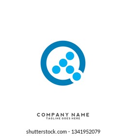 T initial letter, modern logo design template