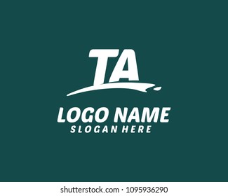 T A Initial logo