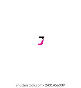 T J Letter Vector Logo Design