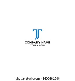 T J Logo Design Vector Stock Vector (Royalty Free) 1400481569 ...