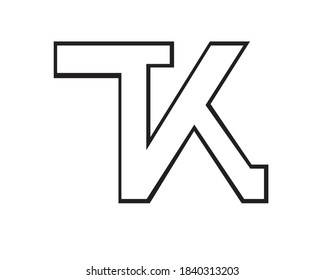 Diseños de logotipo de t y k y t y h y logotipos de monograma