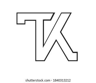 Diseños de logotipo de t y k y t y h y logotipos de monograma
