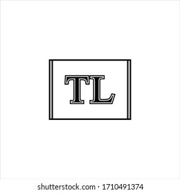 T L letter logo vector design