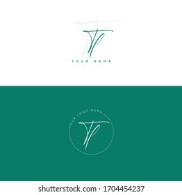T L TL Initial letter handwriting and signature logo.	