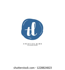 T L TL Initial logo template vector