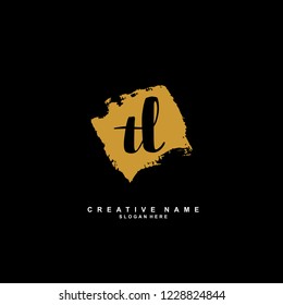 T L TL Initial logo template vector