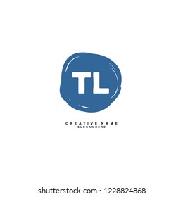 T L TL Initial logo template vector