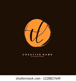T L TL Initial logo template vector