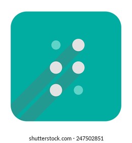 T letter in Braille