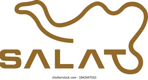 T letter with camel logo