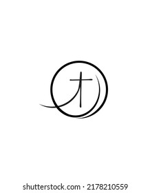 T letter cool modern creative vector logo template 
