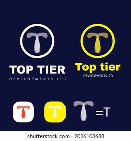 T letter Creative moderne Design Logo Design Konzept 2021. Englisches Alphabet, Vektordesign. Neues Logo-Design 2021.