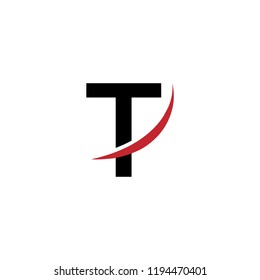T Letter design. 