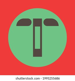 T letter face logo for your business