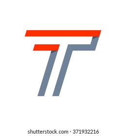 T letter fast speed logo. Vector design template elements for your application or corporate identity.