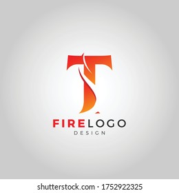 Logo-Vorlage für T-Buchstaben