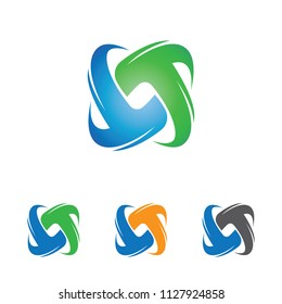 T Letter Initial Abstract Modern Symbol