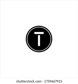 T letter logo abstract design