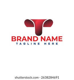 T  Letter Logo For Business And Company Identity.

