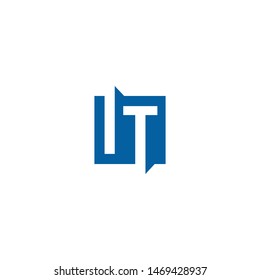 I T letter logo design