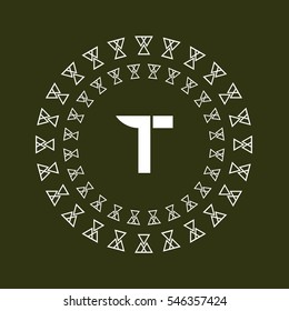 T letter logo design