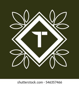 T letter logo design