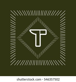 T letter logo design