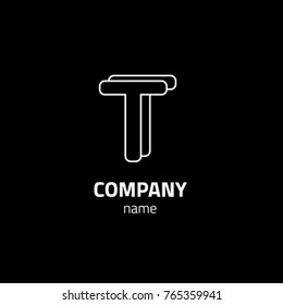 T letter logo design